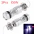 1 Pair H3 100 W Universale HA CONDOTTO LA Luce Auto Lampadina Bright White 2000LM Auto Nebbia Coda di Giorno Corsa e Jogging Lampada Della Luce