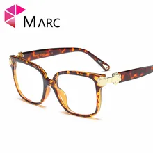 Бренд женские очки модные оправа с прозрачными линзами металлические трендовые прозрачные очки высокого качества личности оверсайз 97667 1