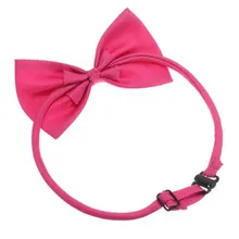DHDL-Cat Collar Pet Dog Bow Tie Puppy Accessory Cute Rose
