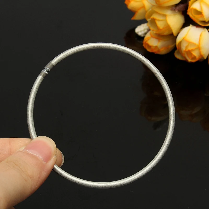 65mm 1 шт. DIY Металл Ловец снов круглый обруч кольцо для DIY ручной работы Плетение ремесла Ловец снов инструмент материал аксессуары 9 размеров - Цвет: 65mm