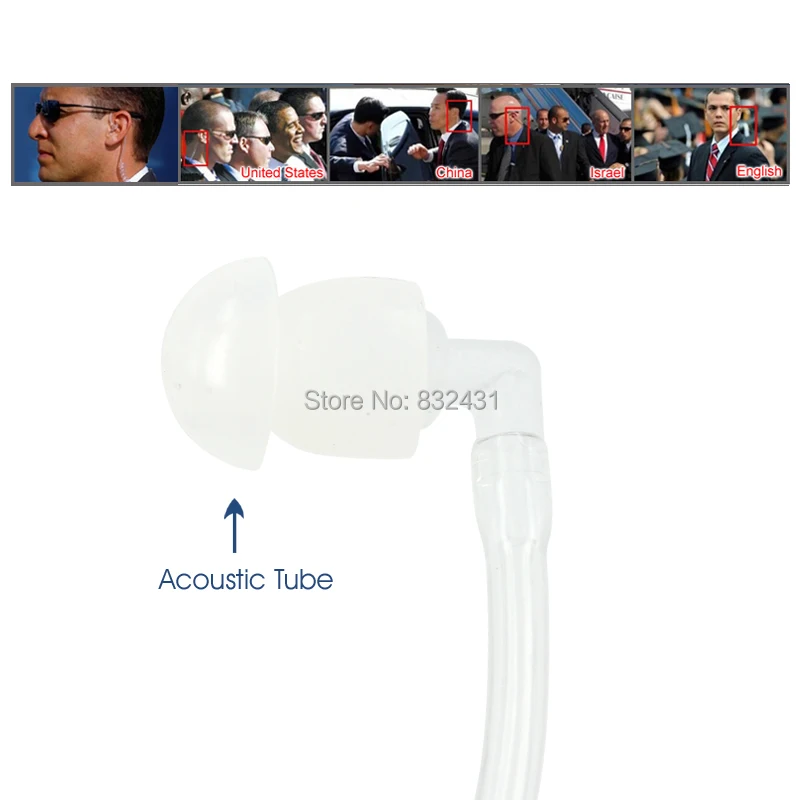 Earpiece for Hytera HYT PD780 PT580H Radio 9 IMG_0088