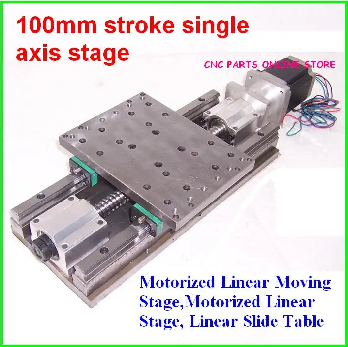 100 мм ход моторизованный линейный движущийся этап, моторизованная линейная ступень, линейный скользящий стол