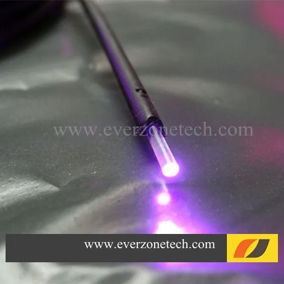 Водонепроницаемый светильник 2,0 мм PMMA Пластиковый волоконно-оптический светильник кабель 50 м/лот