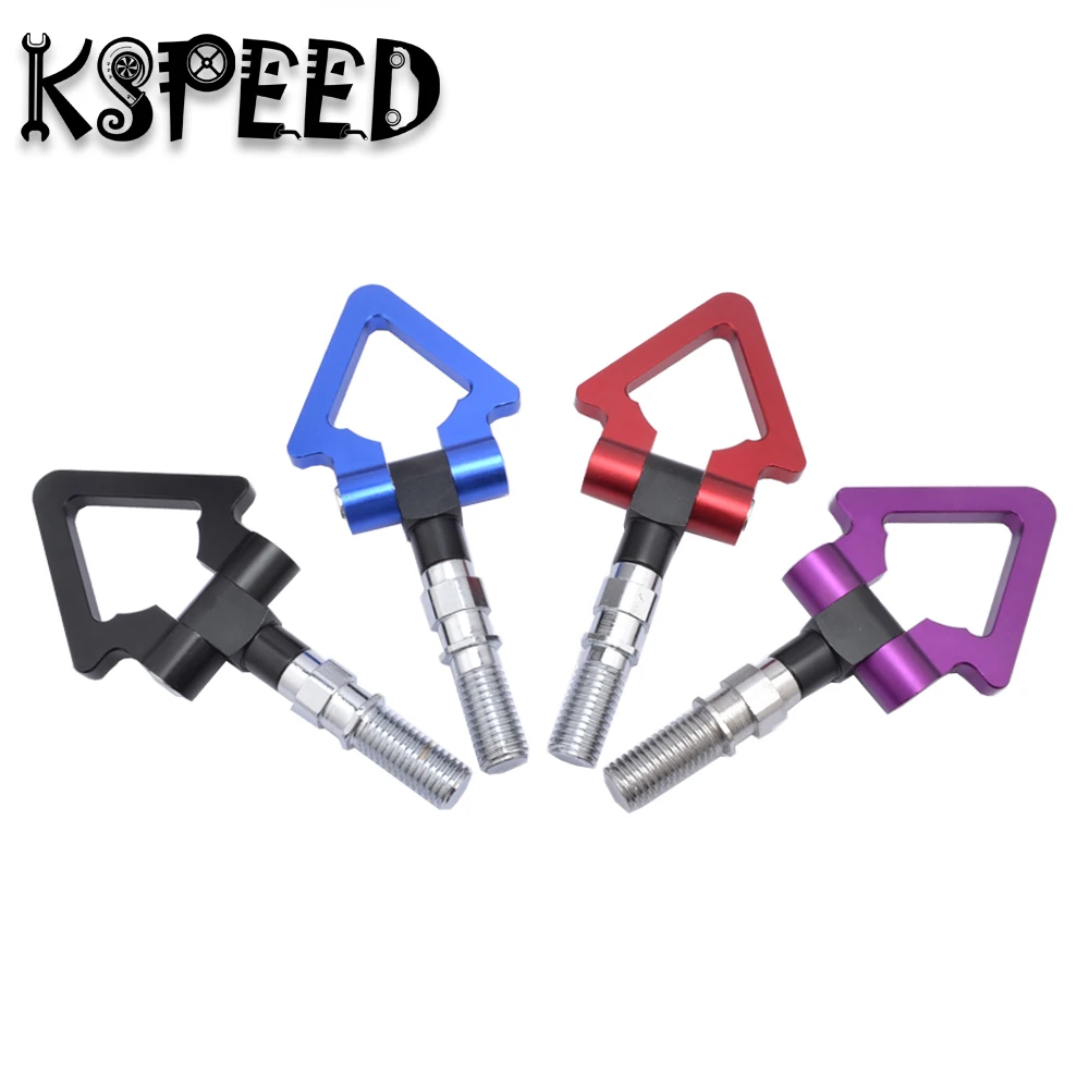 الألومنيوم الأوروبية اليابان سحب هوك حلقة مثلثية مقطورة سيارة الجبهة الخلفية سباق هوك السحب