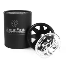 Небьющаяся вихревая стеклянная силиконовая табачная чаша кальян шейша кальян наргиле водопровод аксессуары с коробкой