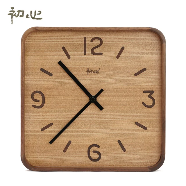 Artistico fatto a mano in legno orologio da parete creativa breve ... Come è fatto il legno