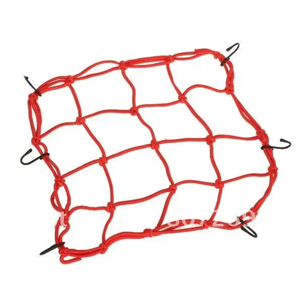 Bungee Motorcycle Helmet Cargo Net 6 Hooks Luggage//Package Cargo Net Load Cover Cord Web