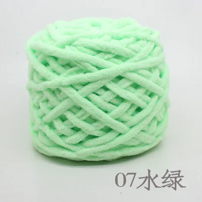 1 шт = 100 г thick cotton yarn Мягкая теплая толстая шерсть ледяная пряжа молочный хлопок линия грубой шерсти вязание крючком Пряжа ручной вязки пряжа для шарфа обувь свитер - Color: 7