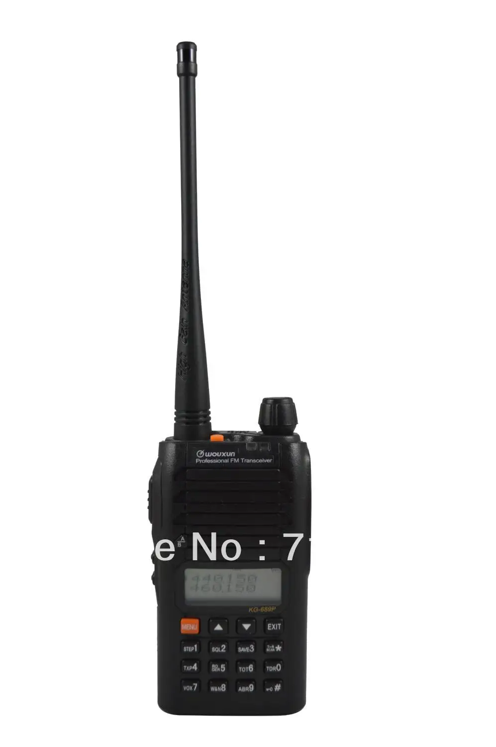 WOUXUN двухстороннее радио KG-689P UHF 4 Вт 128ch двухчастотный двойной Дисплей двойной резервный FM трансивер с скремблер