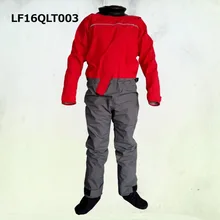 Передний tizip введите сухой костюм с латексной шеей, запястья и тканевые носки для спасательного плавания, рыбалки, кайтсеринга, Каяка, Каяка рыбалки