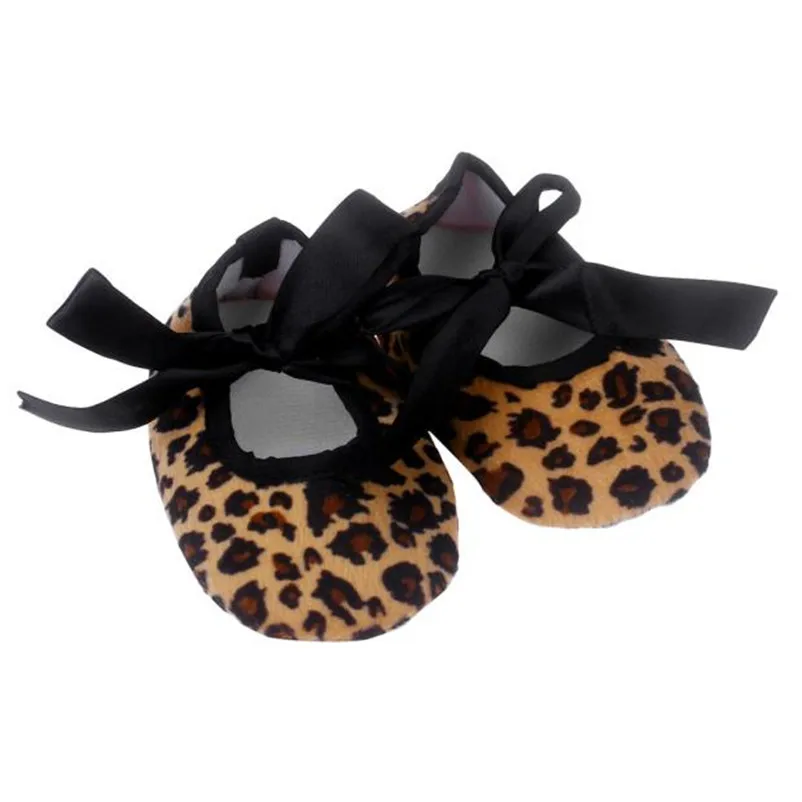 

Casual Shoes Newborn Baby Soft Sole Kids Baby Bowknot Leopard Printing Newborn Cloth Shoes Hot Selling Fashion Girls Boys Shoes