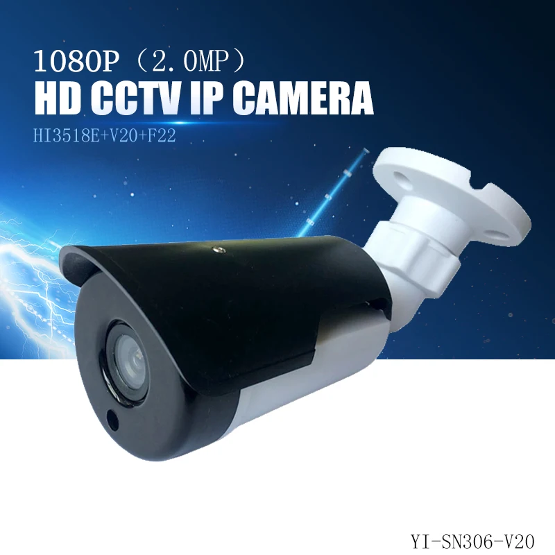 YiiSPO 1080P IP Camera HD 2MP outdoor waterproof Night Vision H.265/h.264 XMeye P2P CCTV plastic bullet camera ONVIF phone view YiiSPO 1080P IP Camera HD 2MP outdoor waterproof Night Vision H.265/h.264 XMeye P2P CCTV plastic bullet camera ONVIF phone view