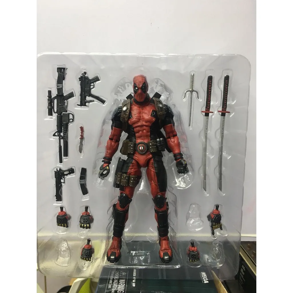 NECA Epic Marvel Дэдпул Ultimate коллекционера 1/10 масштаб экшн фигура ПВХ Коллекционная модель игрушечная Статуэтка