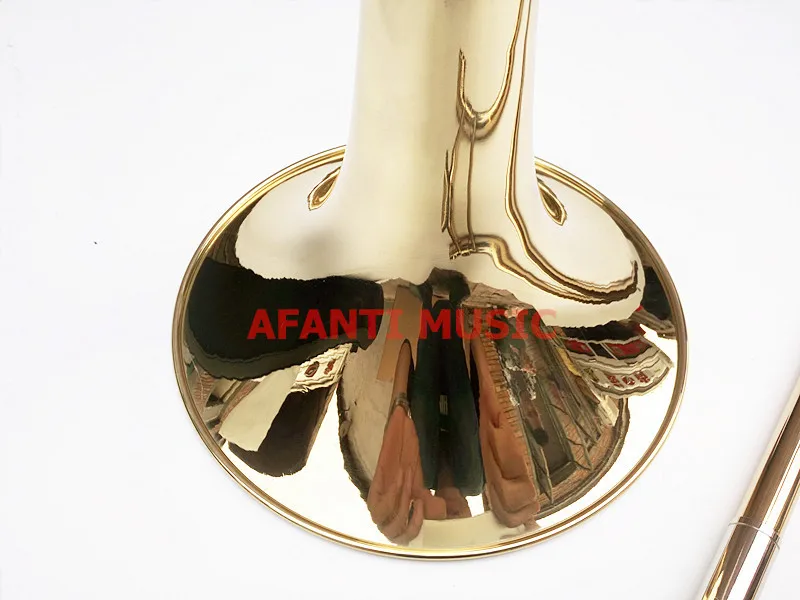Afanti Tenor Falling Tune B Латунный корпус золотой лак тромбон(ATB-128