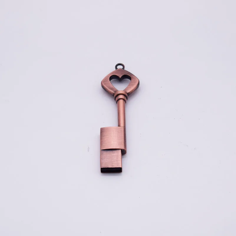 High Speed Usb Flash Pen Drive Metal Key Usb Drive Custom Logo 32g/16g/ 8g/4g Memory Pen Stick Wedding Gift Over 10pcs Logo Free