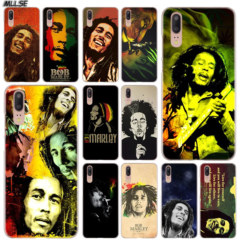 

MLLSE Reggae Bob Marley Fashion Clear Case Cover for Huawei P30 P20 P10 P9 P8 Lite 2017 P30 P20 Pro Mini P Smart Plus Cover Hot