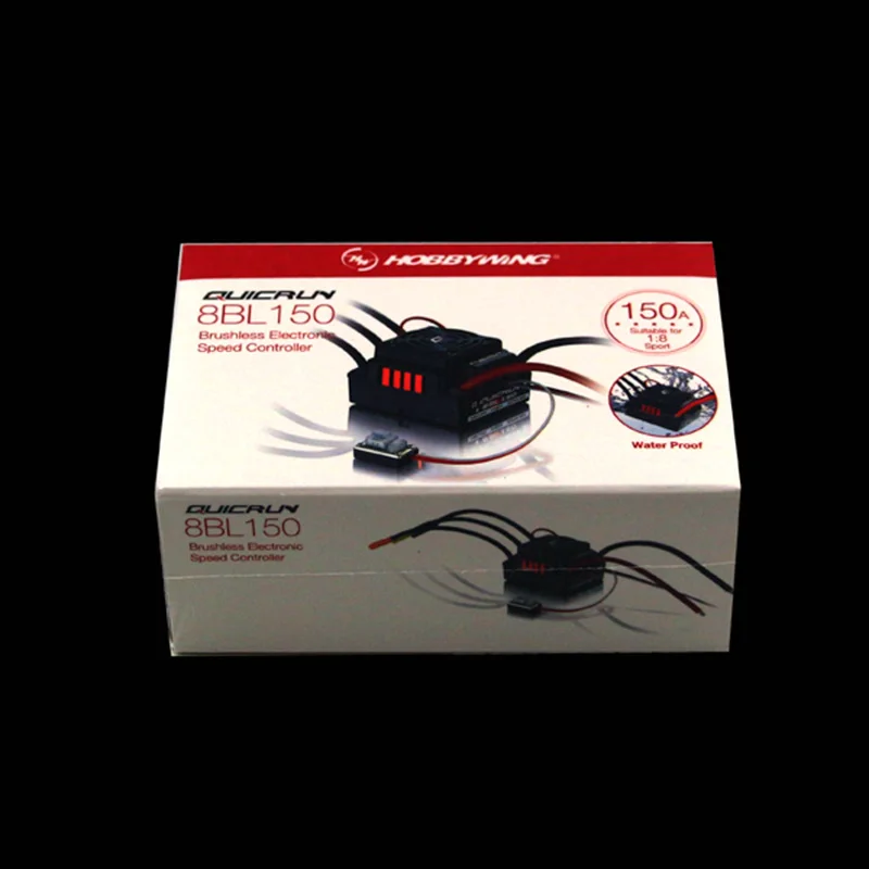 

HobbyWing Hobby Wing 30109000 Quicrun-WP-8BL150 Waterproof brushless 150A ESC Car (1/8 Scale)