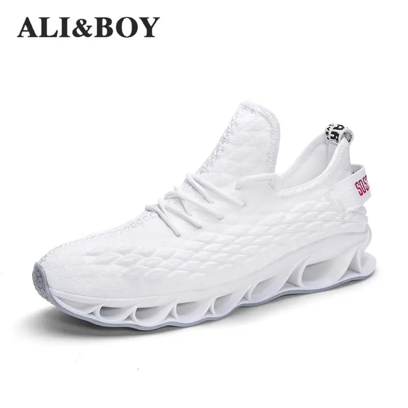 

Men Sneakers Athletic 2019 New Spring Autumn Light Weight Men Running Shoes Breathable Large Size 45 Blade Sport Shoes For Males