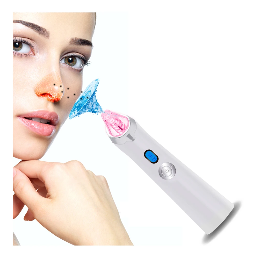 

Pore Cleaner Blackehead Remover Acne Pimple Removal Face Deep Cleansing Black Dots Vacuum Suction Diamond Dermabrasion Machine