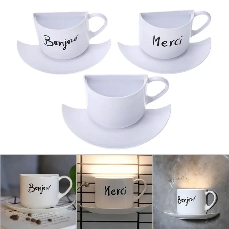 

DIY Cup Night Light Novelty Coffee Cup LED Sensor Lamp Home Deco Living Room USB Charge for Kids Friend Night Lights