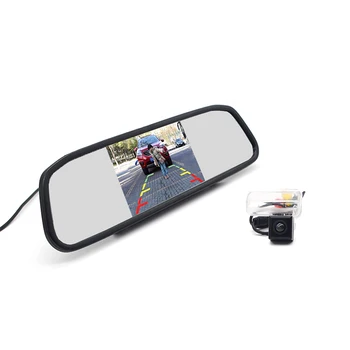 

4.3" Car Mirror Monitor + Rear View Camera for Toyota Corolla Vios Peugeot 206 207 307 407 LEVIN Yaris L Verso Camry Highlander