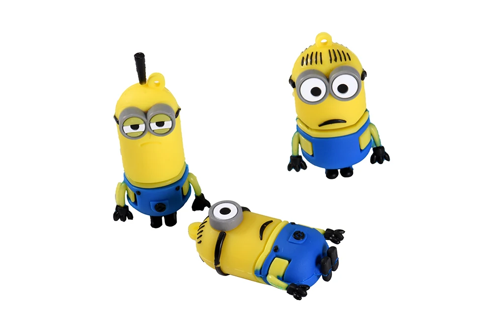 JASTER Funny Minions Memory Stick 8GB 4GB 16GB Милый мультяшный флеш-накопитель 32GB 64GB Usb флеш-накопитель Флешка USB 2,0