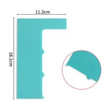 14 шт./лот) FDA высокое качество Пластиковые Вертикальные зубчатые Многослойные формы скребок для торта