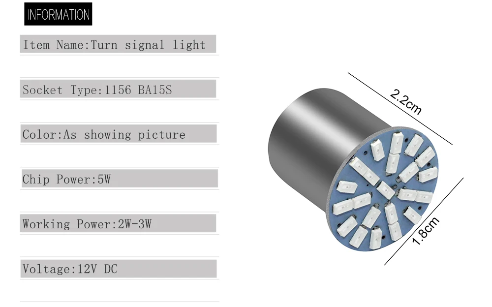 1X1156 1157 P21/5 W BAY15D 3157 7440 22 SMD 3014 Светодиодный автомобильный DRL задний боковой индикатор стоп-сигнал лампа