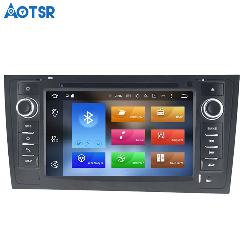 Best Aotsr Android 8.1 GPS navigation Car DVD Player For AUDI A6 1997-2005 multimedia 2 din radio recorder 4GB+32GB 2GB+16GB 2
