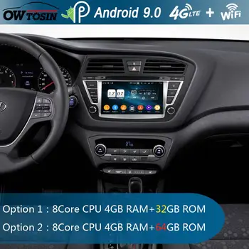 

8" IPS Octa Core 4G RAM+64G ROM Android 9.0 Car DVD Radio GPS Navi For Hyundai I20 2013 2014 2015 DSP CarPlay Parrot BT Stereo