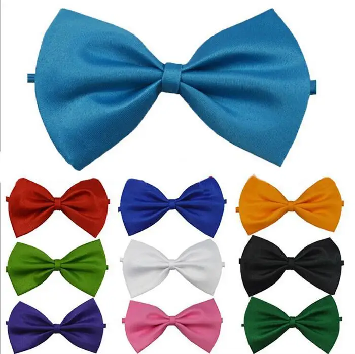 1 шт., модные галстуки-бабочки, мужской смокинг, классический однотонный цвет, для свадьбы, вечеринки, красный, черный, белый, зеленый, розовый, синий, галстук-бабочка, бренд