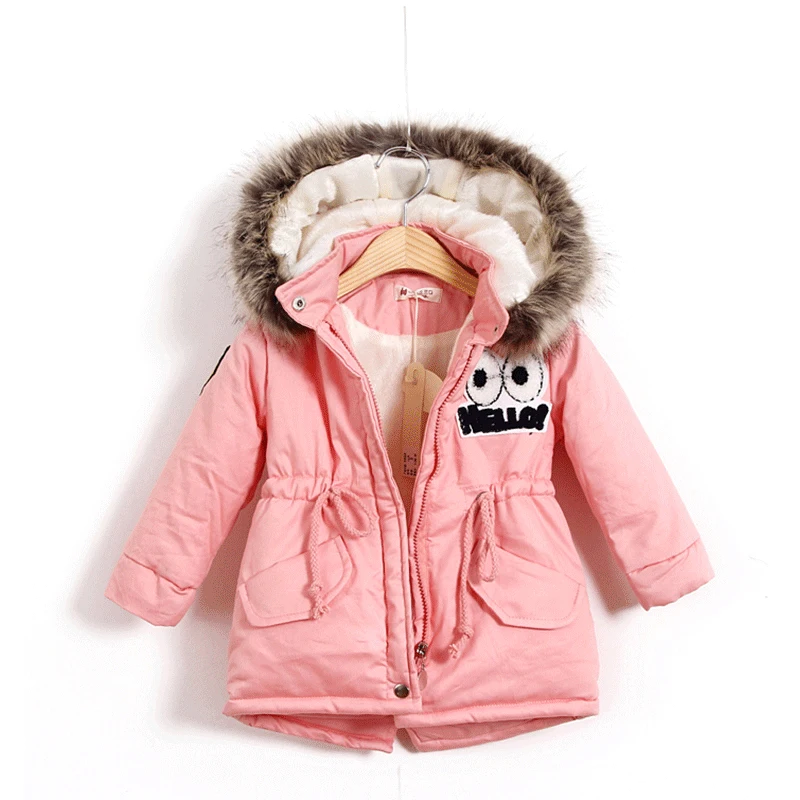 2017 New jacket Winter Jackets Girls Children's Coat Warm Thick Cotton