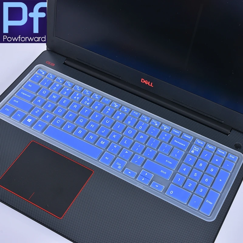 Силиконовая защитная накладка на клавиатуру ноутбука Dell Inspiron 15 6 3000 5000 7000 Series G3 G5 G7