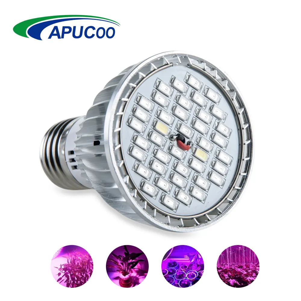 

Led Grow Lamp AC85-265V SMD5730 E27 Phyto Lights Full Spectrum Led Light Hydroponics High Power Led Plant Flower Growth Lighting