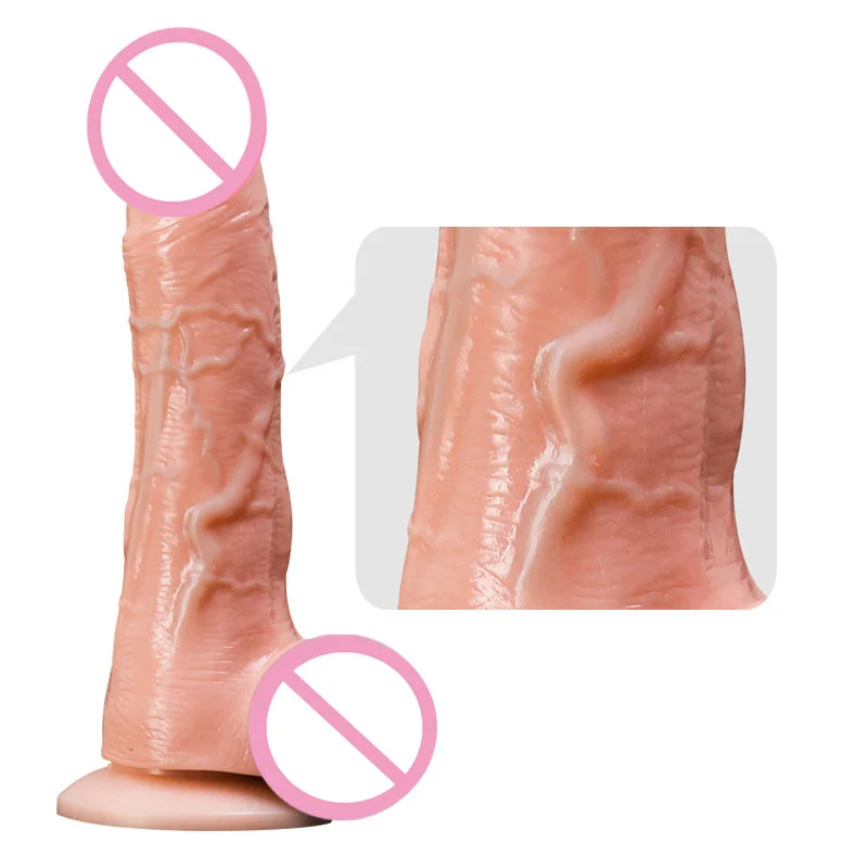 Super Soft Dildo Realistic Telescopic Dildo Heating Swing Dildo Artificial Penis G Spot Vibrator Magic Wand Massage For Women