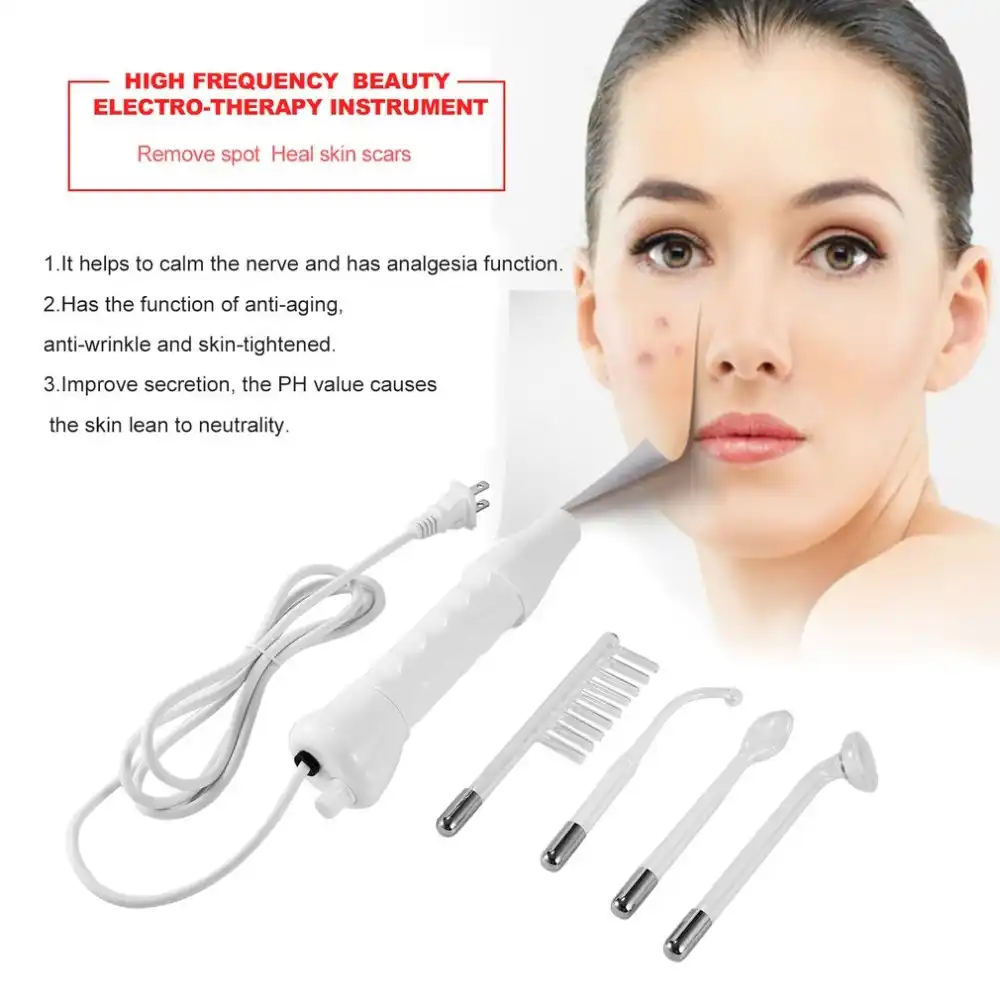 massage High Frequency Spot Acne Remover Face Hair Body Spa Salon Skin Care Spa Beauty Device Machine aparelho alta frequencia|Relaxation Treatments| - AliExpress