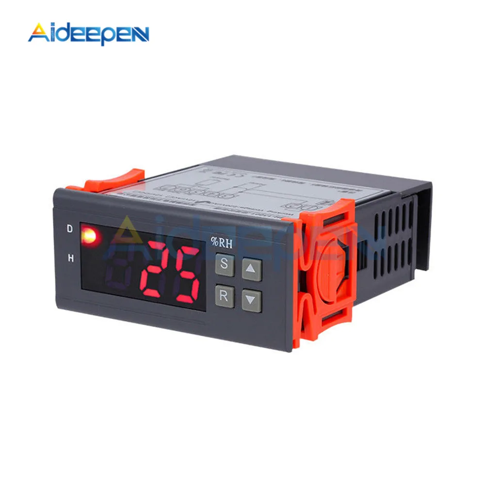 

MH13001 AC110V 10A Digital Air Humidity Controller 1%RH~99%RH Hygrostat Humidistat Humidification Dehumidification Tool