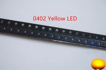 

1000pcs SMD LED Chip Yellow 0402 (1005) Surface Mount SMT Beads Light Emitting Diode LED Lamp