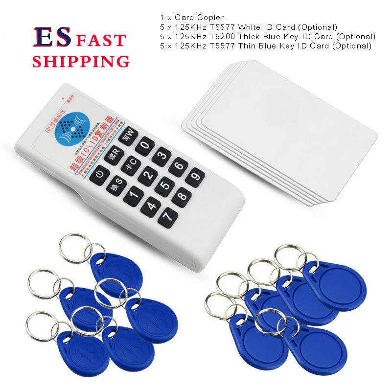 

TKDMR RFID Duplicators Frequency 125KHz 13.56MHz IC Card Multi function ID Tag Writer access control card reader rfid