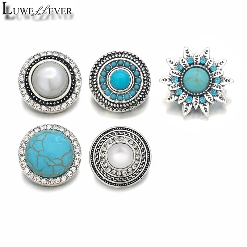 

Fashion Component w333 Crystal 3D 18mm Metal Snap Button For Bracelet Necklace Interchangeable Jewelry Women Accessorie Findings