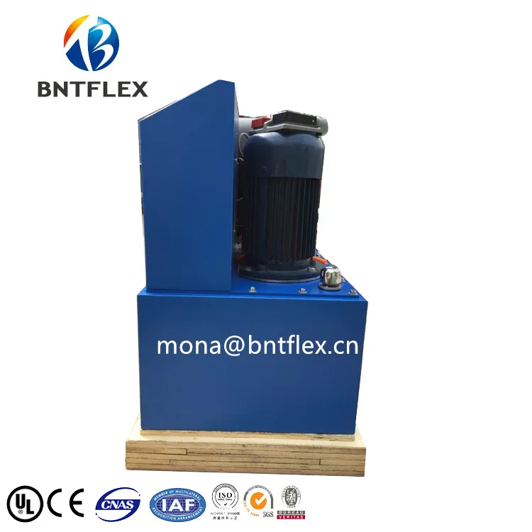China Automatic 2 inch hydraulic press for rubber with 10 dies for free