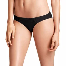 

M&M 12 Colors Two-Piece Separates Swimwear Sexy Low Waist Bathing Suit Women Solid Swim Briefs Brazilian Bikini Bottom