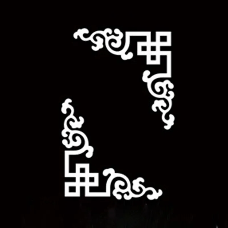 IVYSHION 1 шт. наклейки с цветами стеклянная дверь зеркало настенная наклейка для
