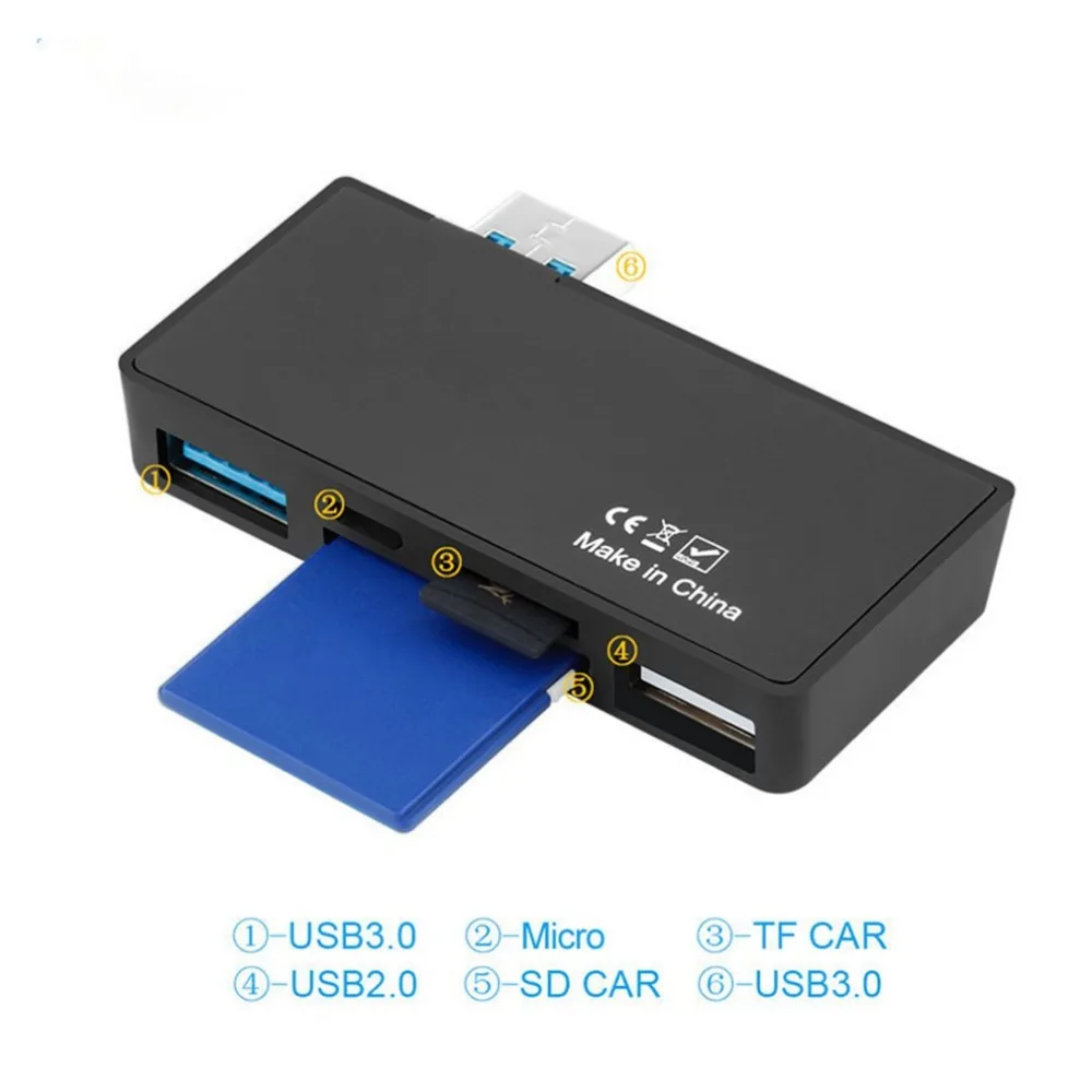 All in 1 USB 3.0 SD TF SD SDXC SDHC MS CF M2 Card Reader Converter