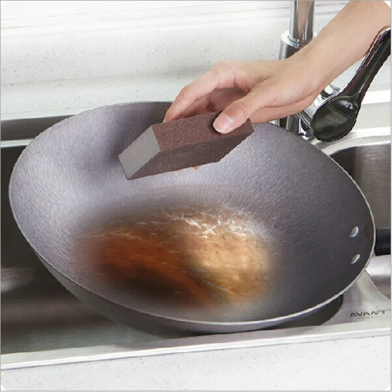 100*70*25 мм 2 шт коричневый карборунд Меламиновый ластик волшебная губка Diy Чистящая губка для мытья посуды кухонные аксессуары для ванной