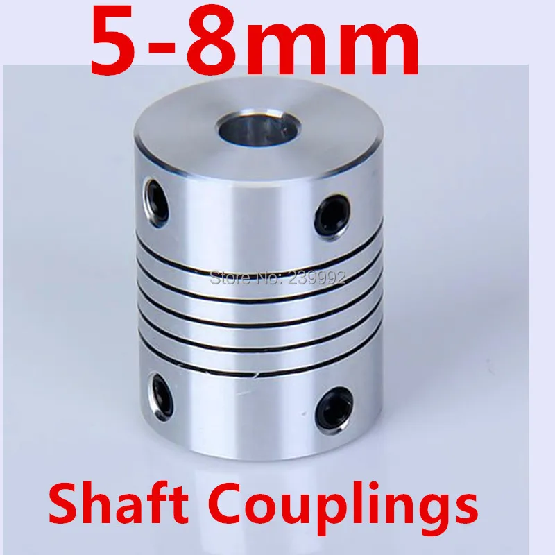 4pcs/lot 5x8mm flexible coupling shaft couplings OD19mm*25mm flexible