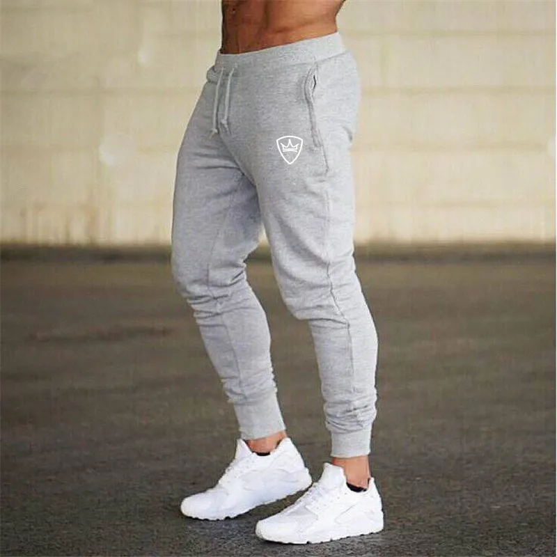 Мужские спортивные штаны для тренировок, пробежек, Мужские штаны для бега, обтягивающие штаны для футбола, осенние хлопковые тренировочные трико для бега, спортивные брюки