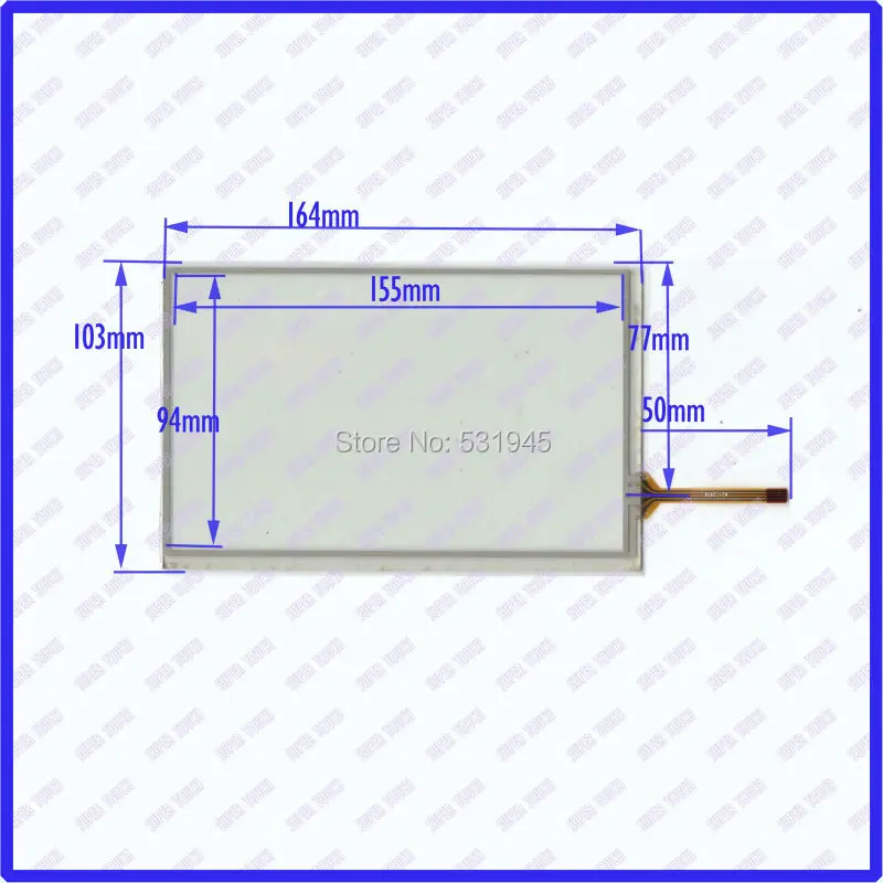 

ZhiYuSun 164mm*103mm GPS navigation 164*103 TOUCH SENSOR screen display on the outside screen handwriting 7 -inch use AT070TN83