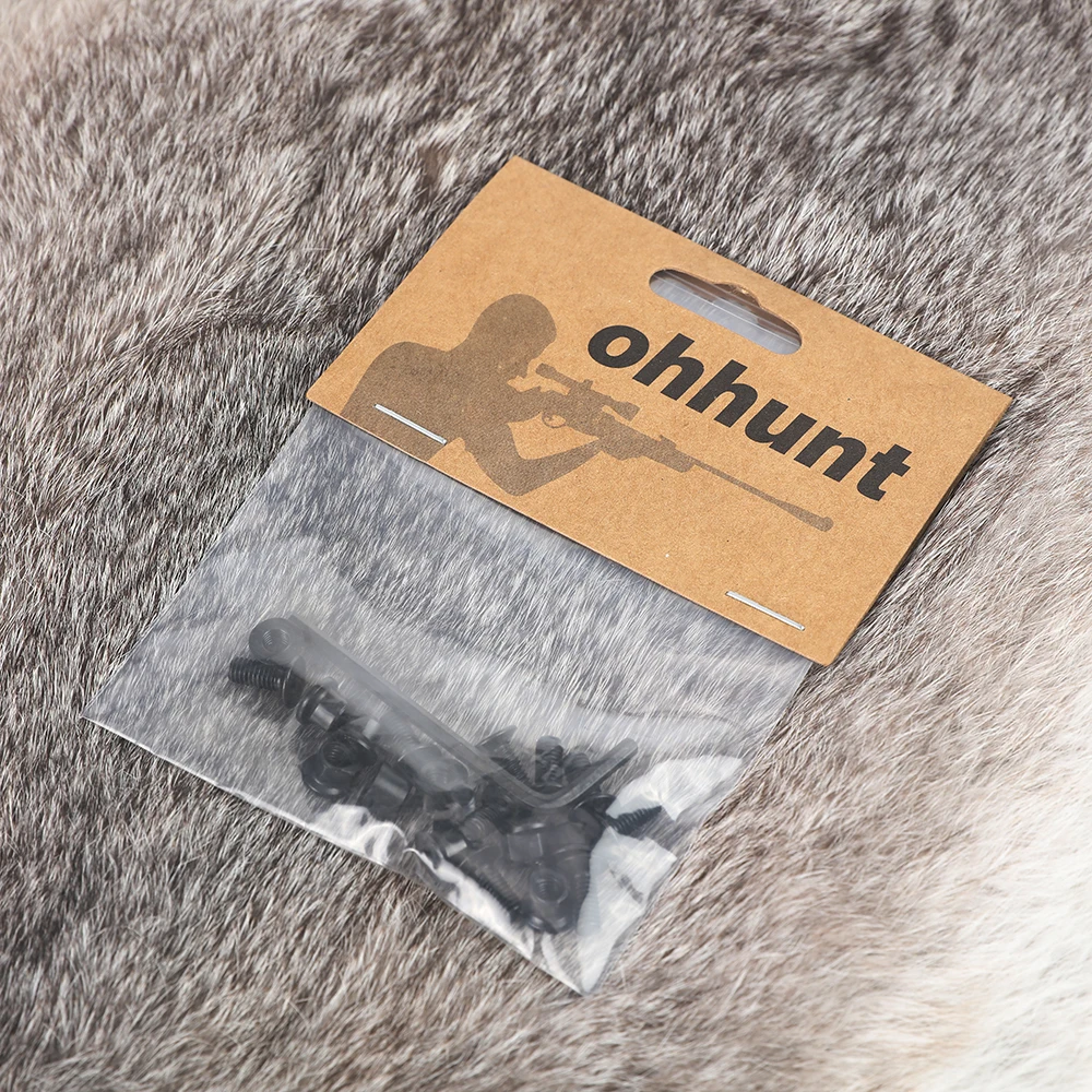 Ohhunt 10 Sets Pack Steel KeyMod Screws and Nuts Replacement Allen Wrench for Keymod Rail Sections (10 x Screws and 10 x Nuts) (3)