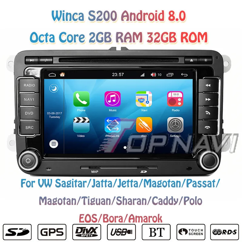 Cheap Topnavi 7" Octa Core S200 Android 8.0 Car DVD Multimedia Player for VW Universal Auto Audio Radio Stereo 2 DIN GPS Navigation 0 Cheap Topnavi 7" Octa Core S200 Android 8.0 Car DVD Multimedia Player for VW Universal Auto Audio Radio Stereo 2 DIN GPS Navigation 0